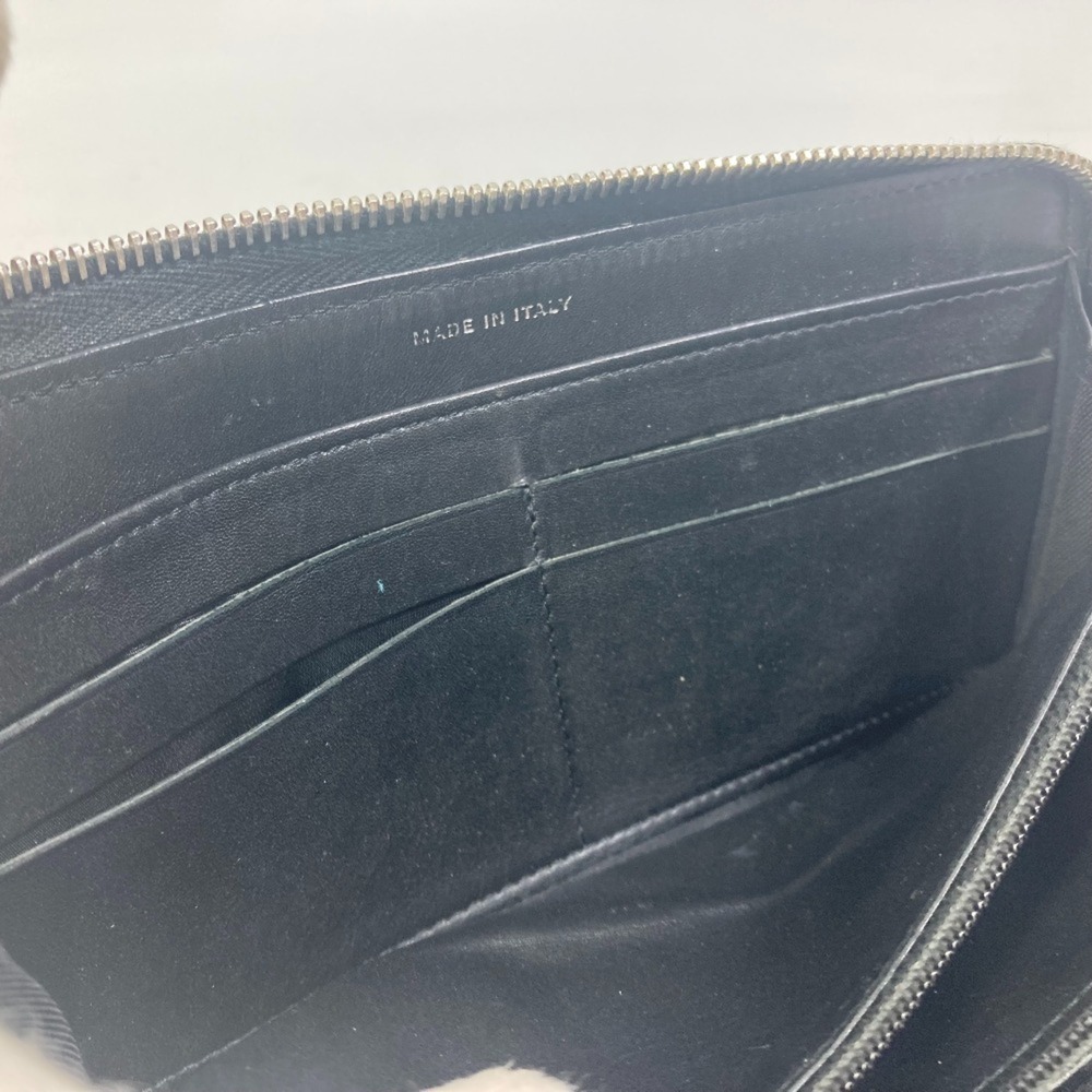 CHANEL Black Lambskin Leather Logo Wallet - Picture 13 of 16